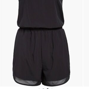 Zella Getaway Sleeveless Romper with Back Slit